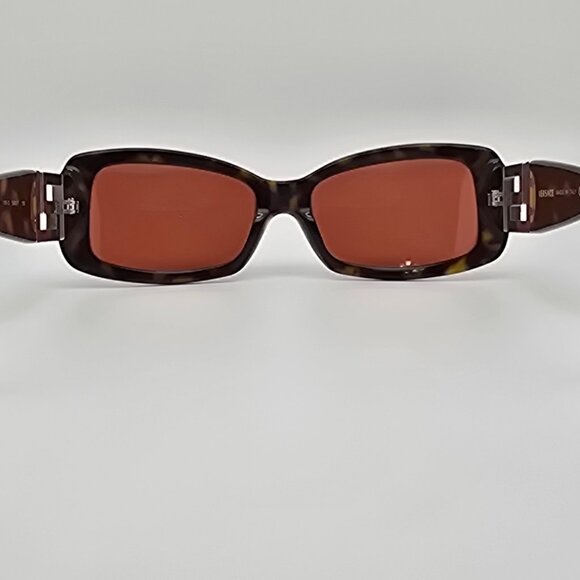 Versace Mod. 4111-B 108/3 Dark Tortoise Rhinestone Frame Brown Lens Sunglasses main image 4